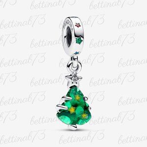 Pandora Sparkling Christmas Tree Dangle Charm